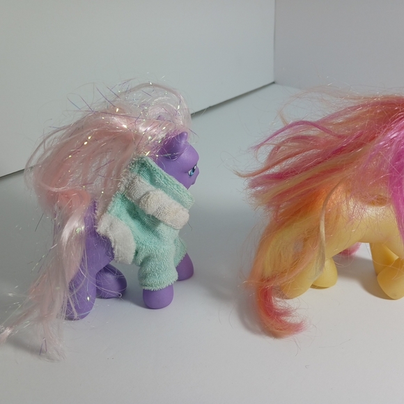 My Little Pony Gem Blossom Jewel Yellow Pink Figure & Sweetsong MLP - Picture 2 of 8